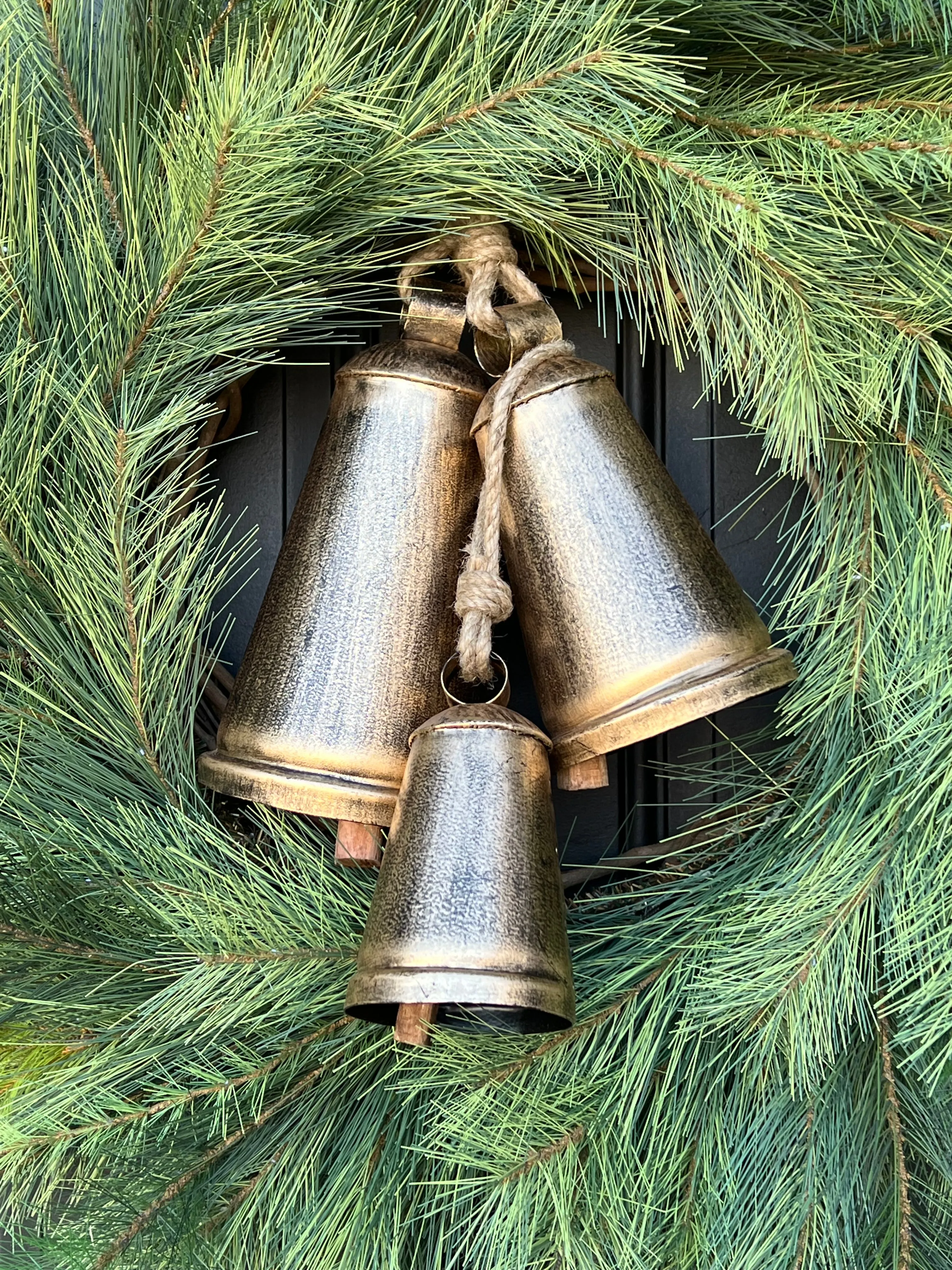 Christmas Bell Blessings Wreath