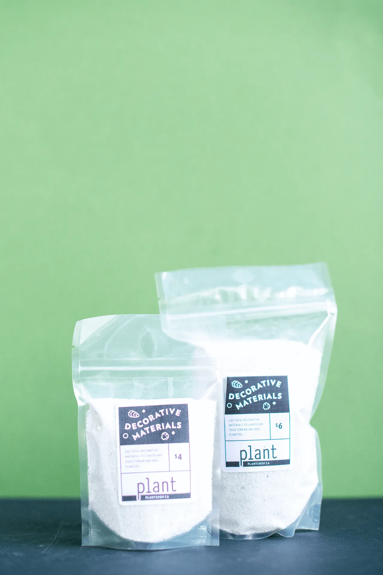 Decorative Materials: White Sand