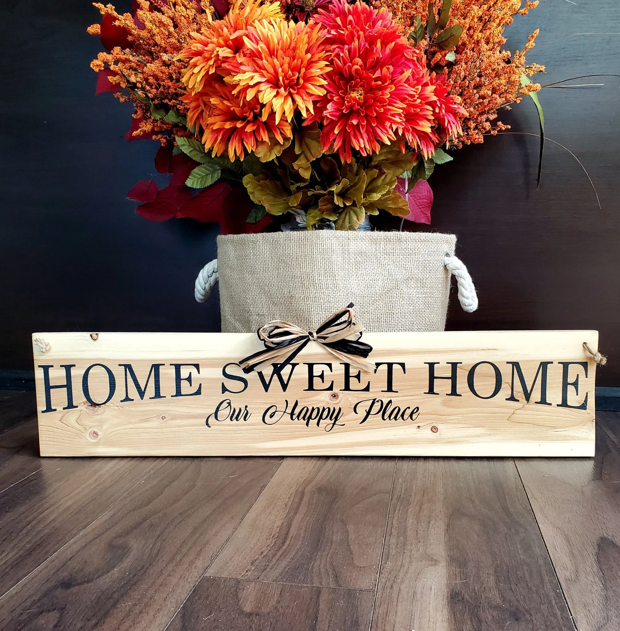 Home Sweet Home Wood Sign - Modern Country Decor for Your Home - Perfect for Any Room!