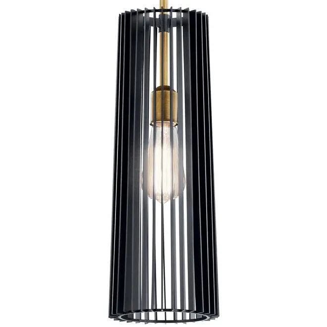 Linara 6 in. Pendant Light Black Finish